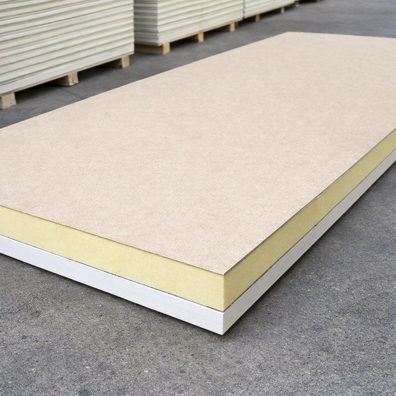 Plasterboard and insulation